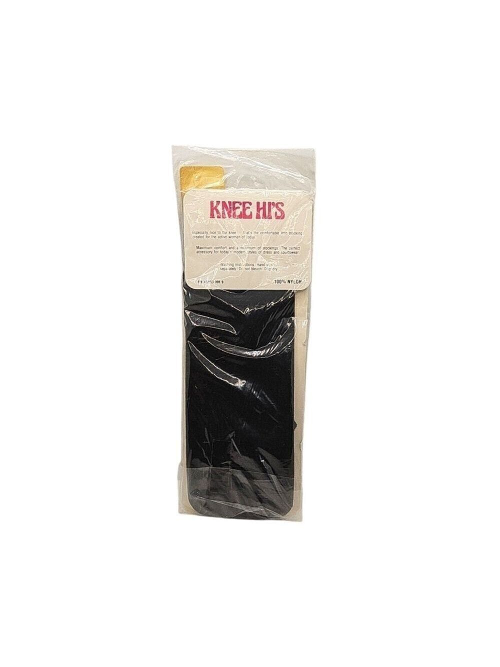 Opaque Knee High Socks Wide Band One Size - Picture 2 of 2